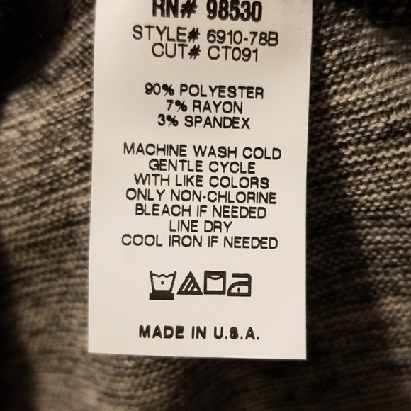 NWT Long sleeve sharkbite pullover black pink - Picture 8 of 8